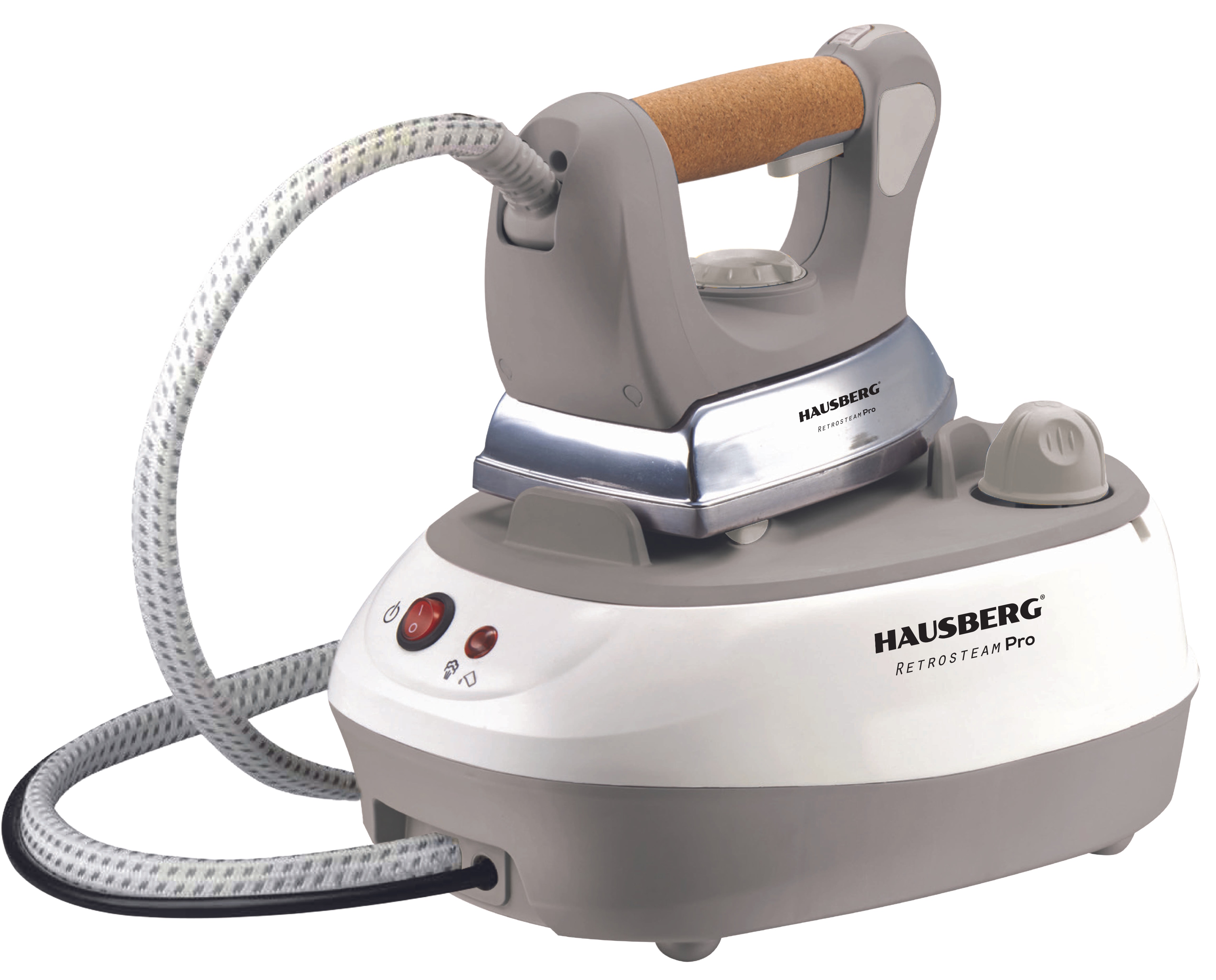 ELECTRIC RETRO IRON WITH STEAM BOILER